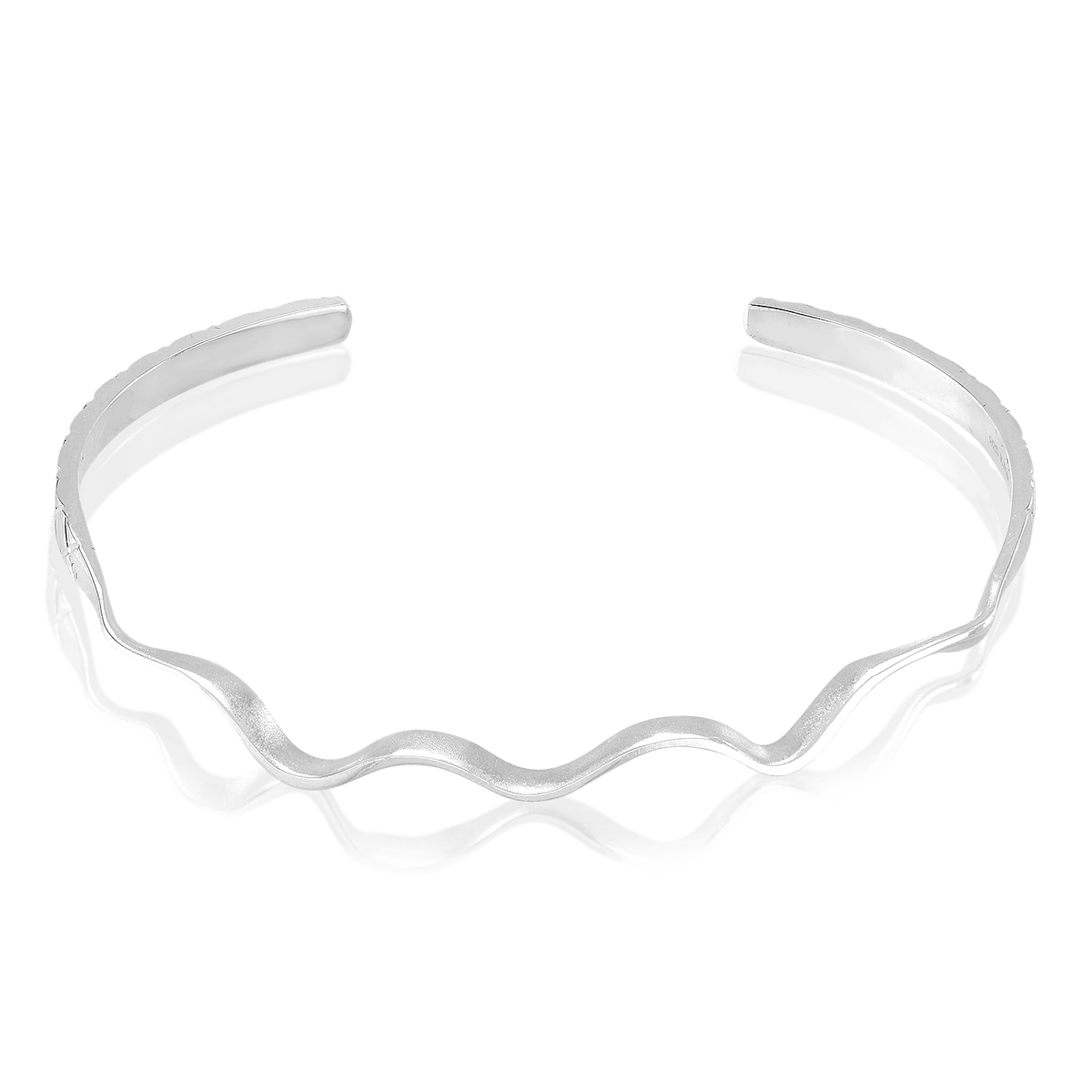 Wave Armbånd Silver - Garber.dk