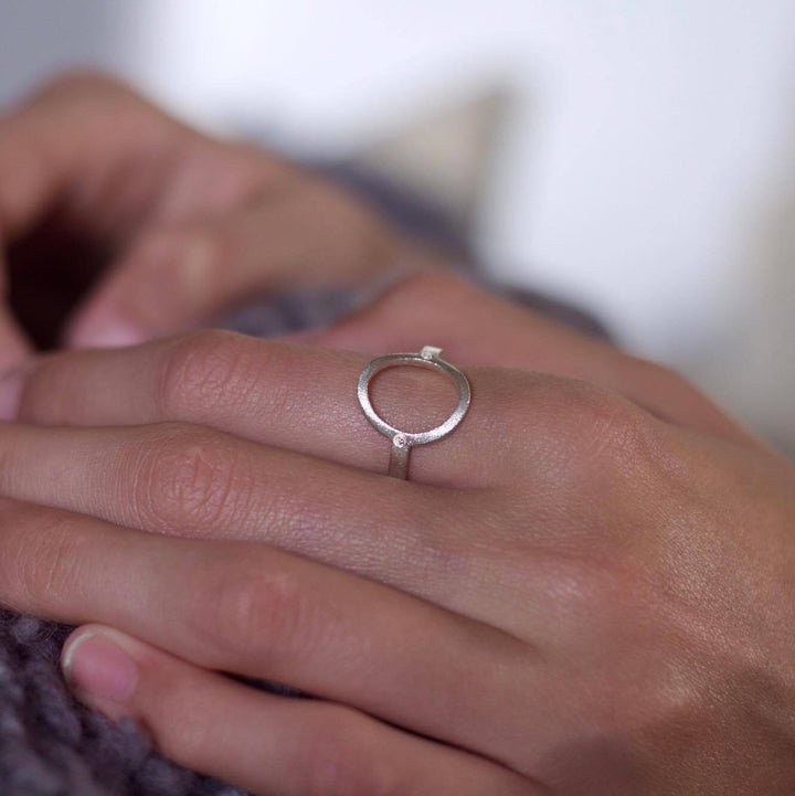 Oval Ring Diamond S - Garber.dk